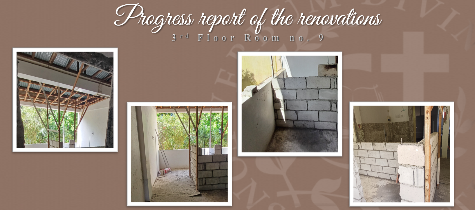 Progress report on the Renovations (3rd Floor Room no. 9)